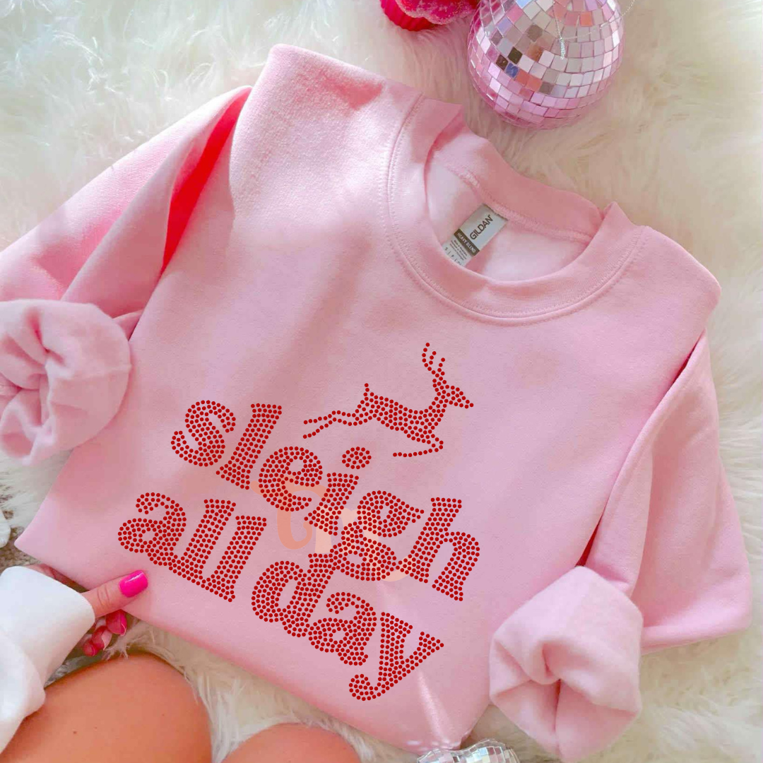 Sleigh All Day SPANGLES TRANSFER