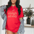 Sleigh All Day RHINESTONE TRANSFER