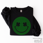 Smile Shamrock Filled SPANGLES TRANSFER