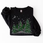 Snowy Christmas Trees SPANGLES TRANSFER