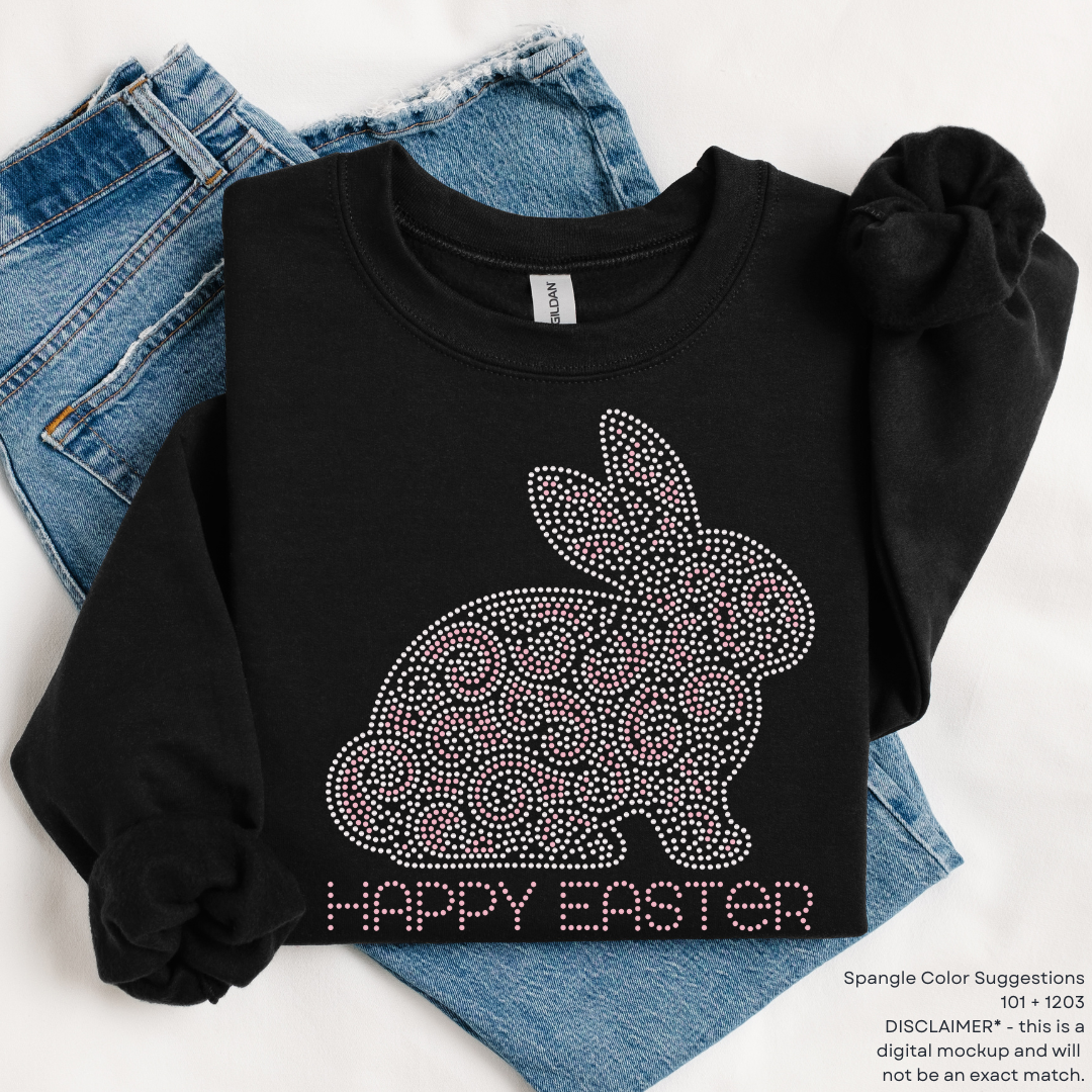 MADE TO ORDER // Swirly Rabbit SPANGLE TRANSFER c. 101 + 1203