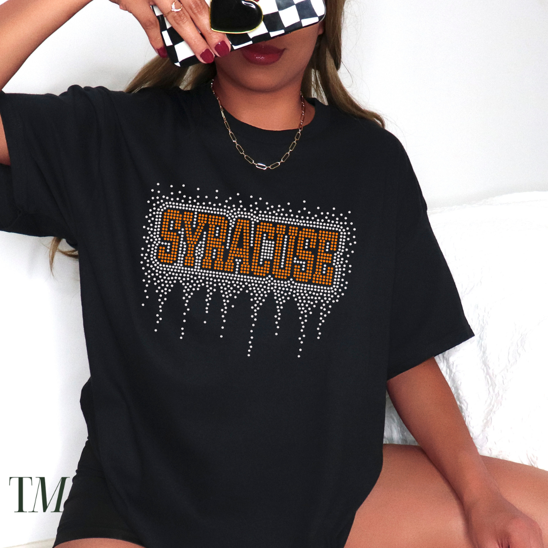 Syracuse Athletic Drip SPANGLE TRANSFER