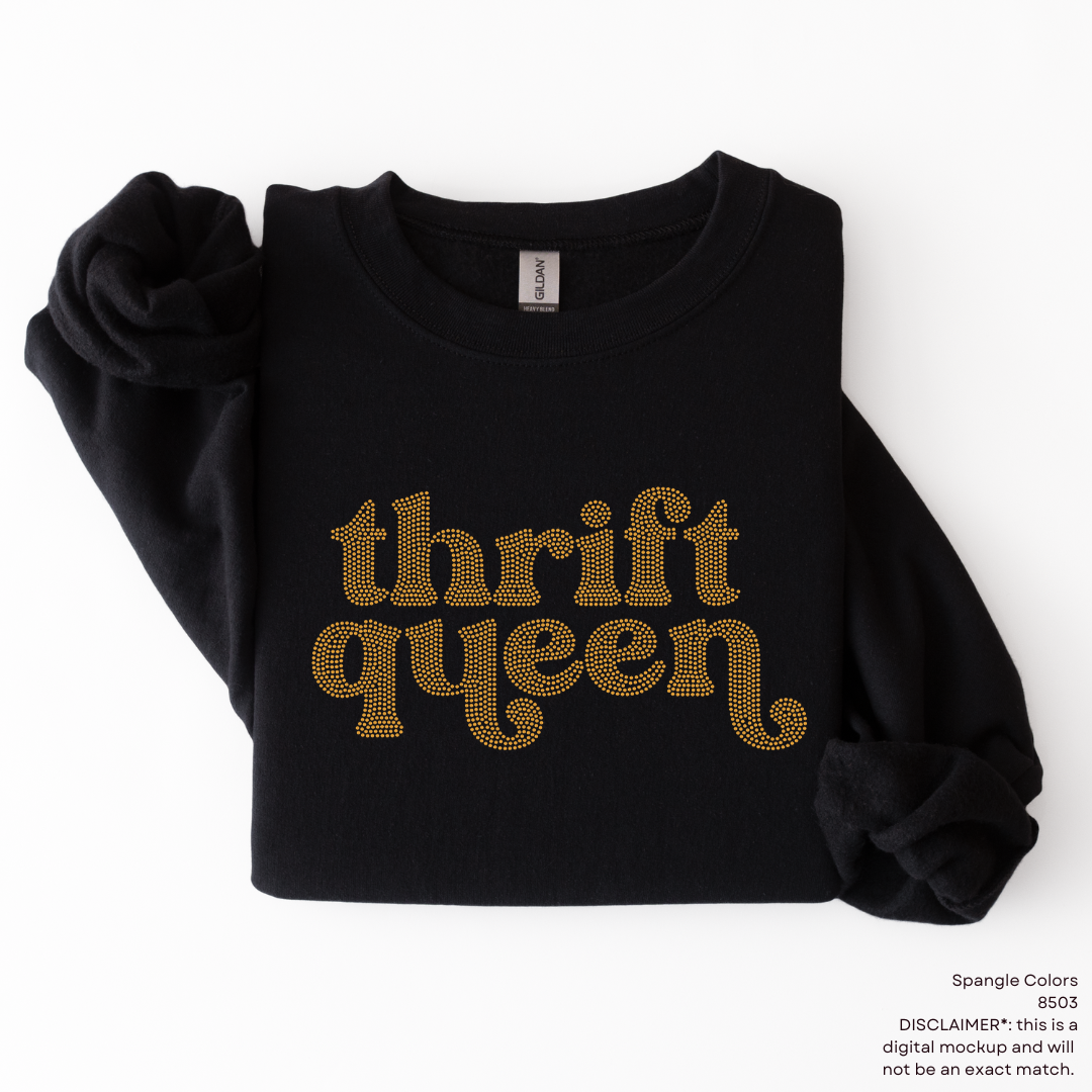Thrift Queen SPANGLES TRANSFER