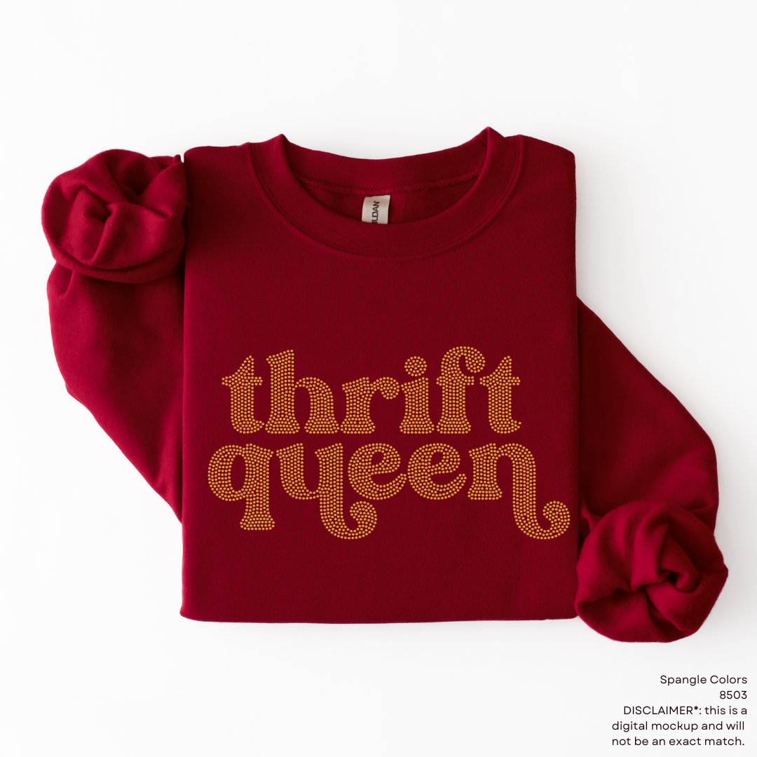 Thrift Queen SPANGLES TRANSFER