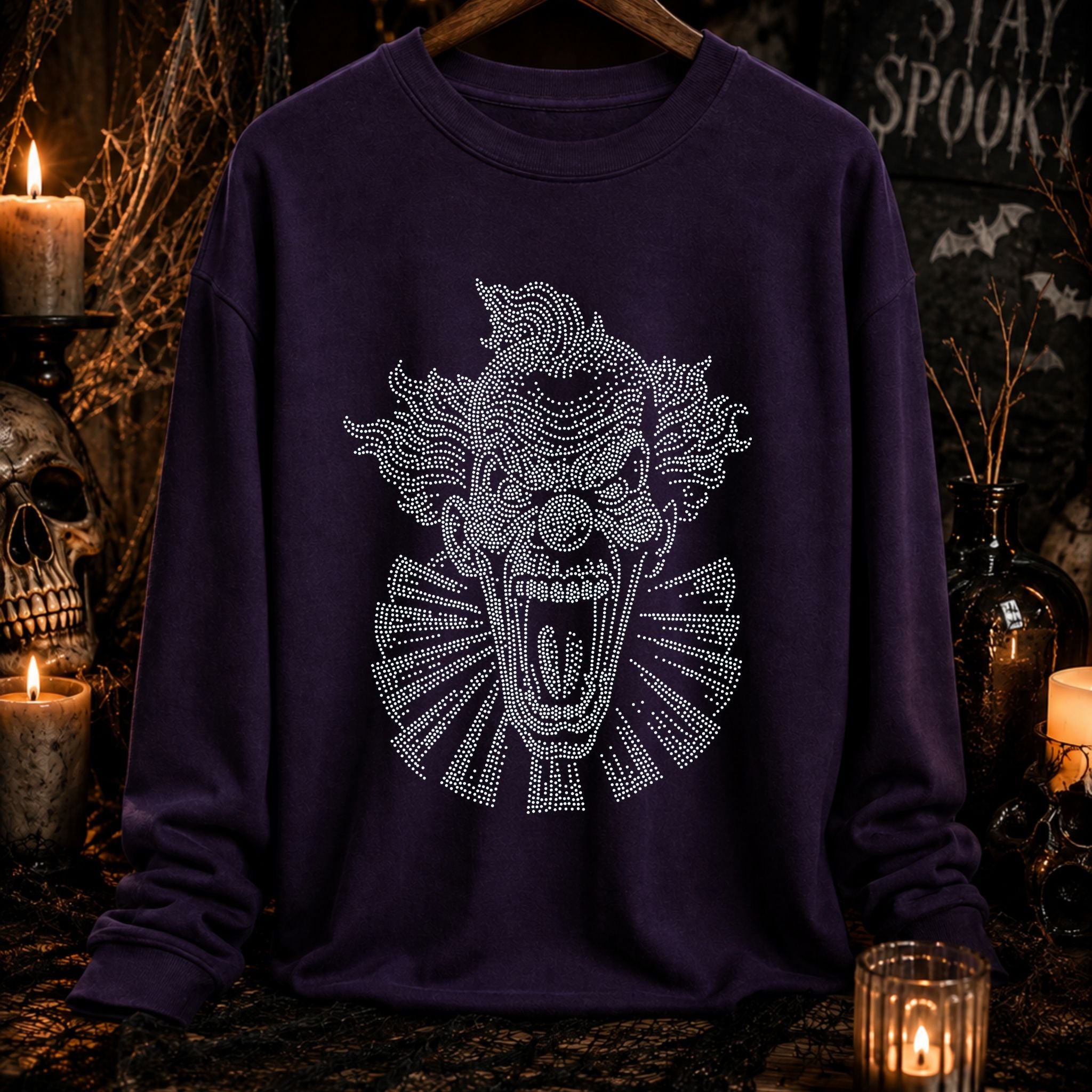 Terrifying Clown SPANGLE TRANSFER