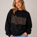 Tigers Double Outline RHINESTONE TRANSFER