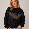 Tigers Double Outline SPANGLES TRANSFER