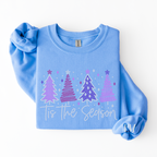 Tis the Season Christmas Trees SPANGLES TRANSFER