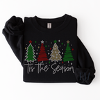 Tis the Season Christmas Trees SPANGLES TRANSFER