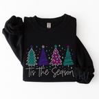 Tis the Season Christmas Trees SPANGLES TRANSFER