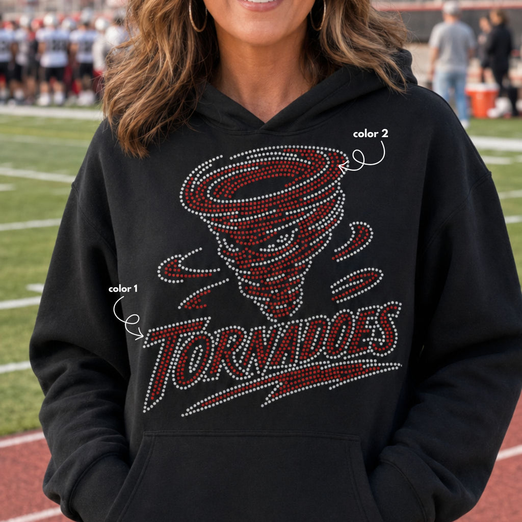 Tornadoes School Spirit SPANGLE TRANSFER