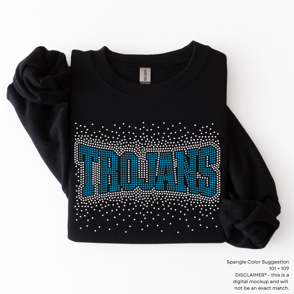 Trojans Arched Scatter SPANGLE TRANSFER