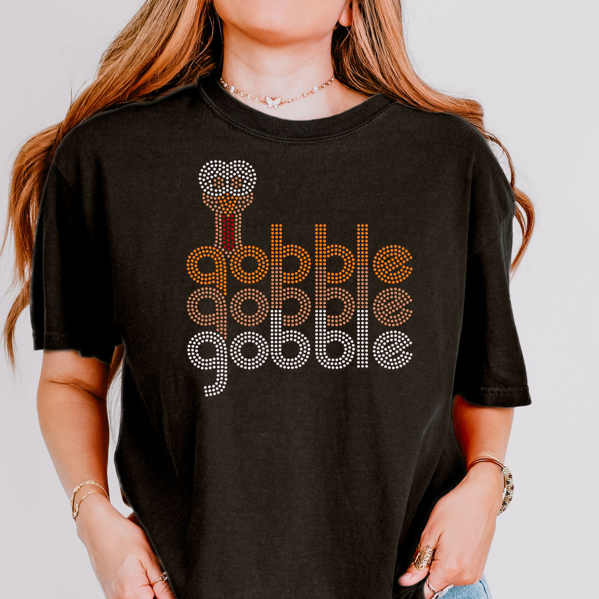 MADE TO ORDER // Turkey Gobble Stacked SPANGLE TRANSFER c. 101 + 103 + 106 + 102