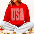 USA Oversized SPANGLE TRANSFER