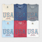 USA w/ Bow SPANGLE TRANSFER