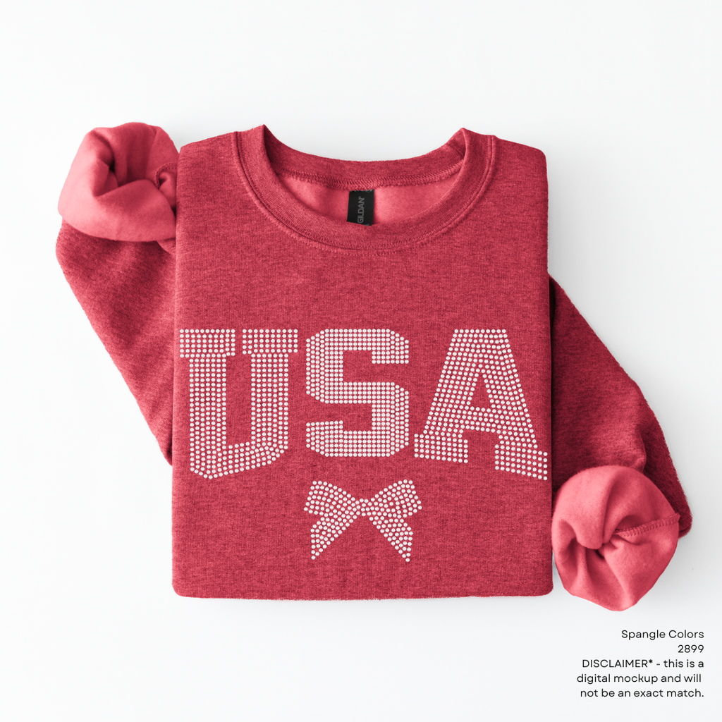 Varsity USA w/ Bow SPANGLE TRANSFER