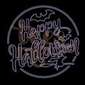 Happy Halloween SPANGLES TRANSFER