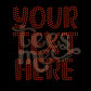 Custom Rhinestone Text COLORED Rhinestone Transfer - Smile Font