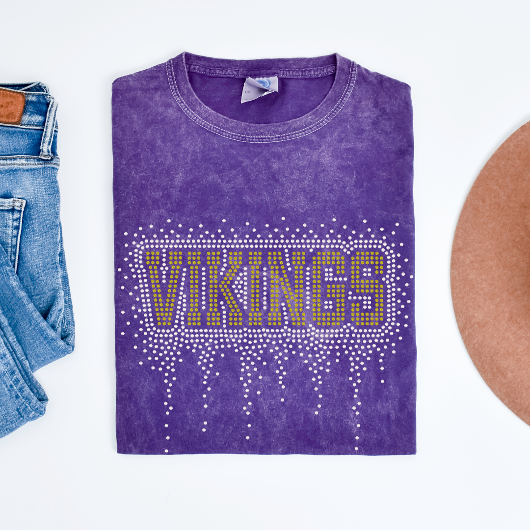 Vikings Athletic Drip RHINESTONE TRANSFER