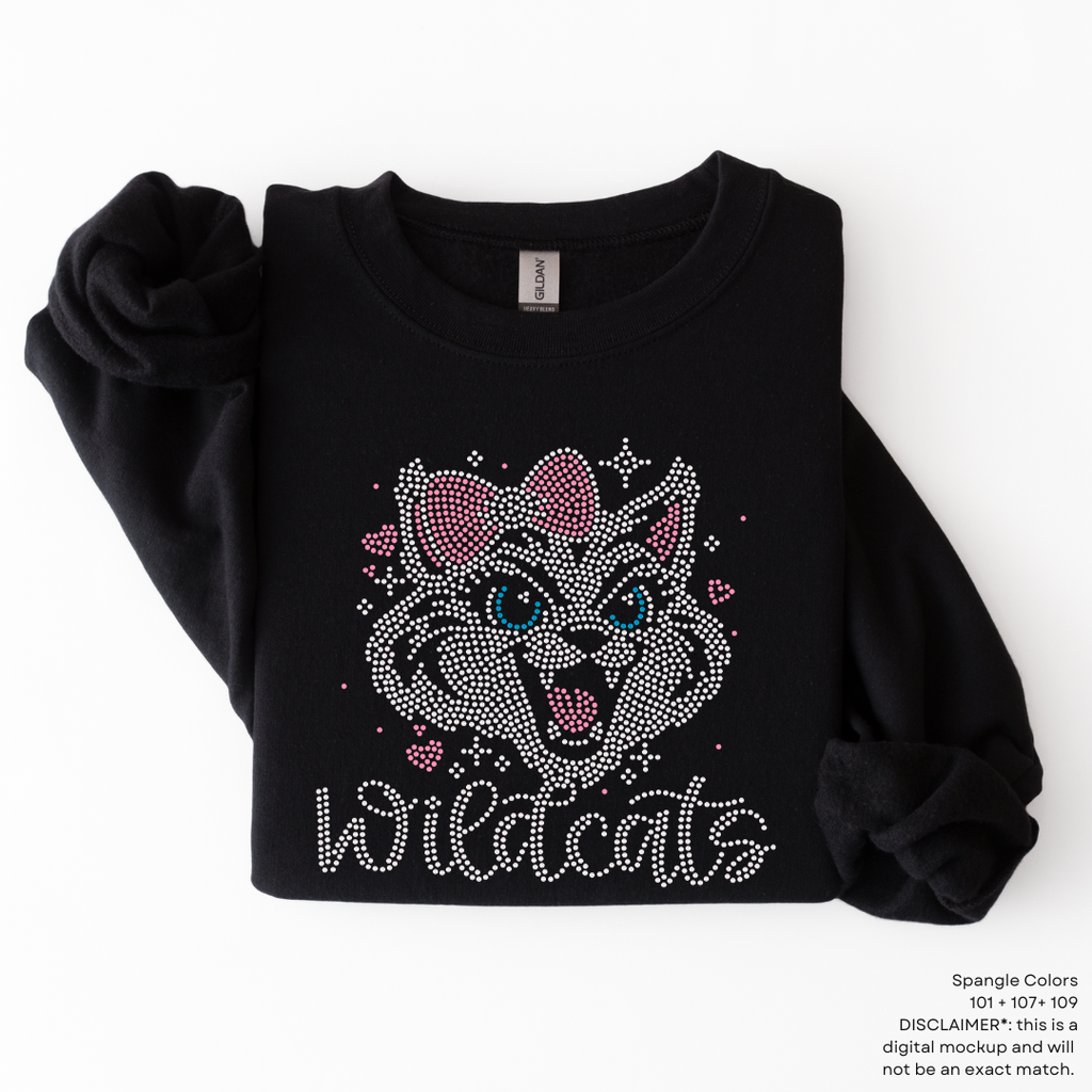 READY TO SHIP // Wildcats Girl SPANGLE TRANSFER c. 101 + 107 + 109