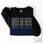Wildcats Stacked SPANGLE TRANSFER