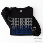 Wildcats Stacked SPANGLE TRANSFER