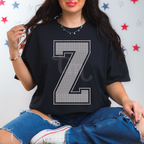 Custom SPANGLE Text SPANGLE Transfer - 11.5" BIG Letters- One Color