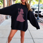 Pink Witch SPANGLES TRANSFER