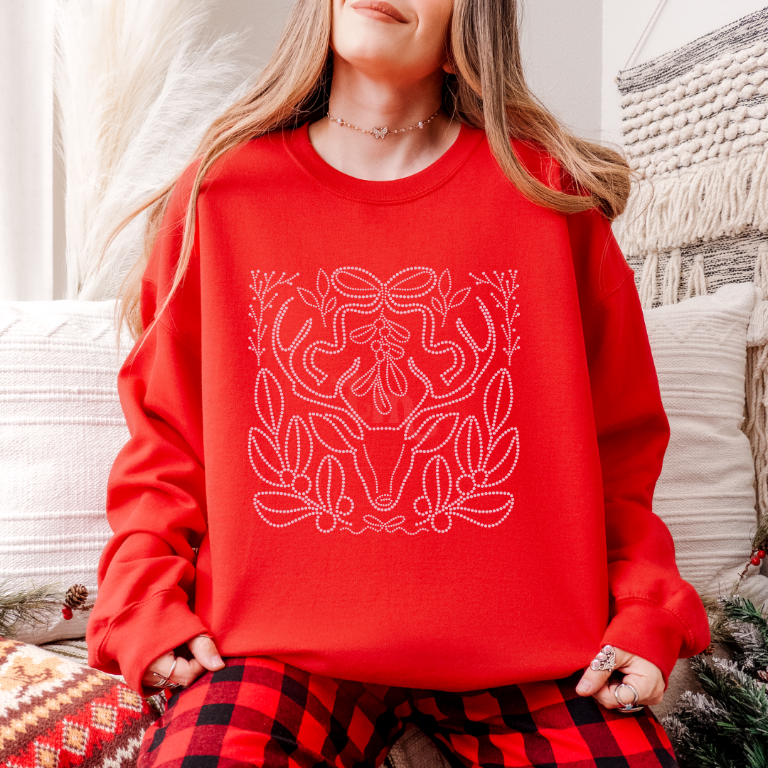 Coquette Deer SPANGLES TRANSFER