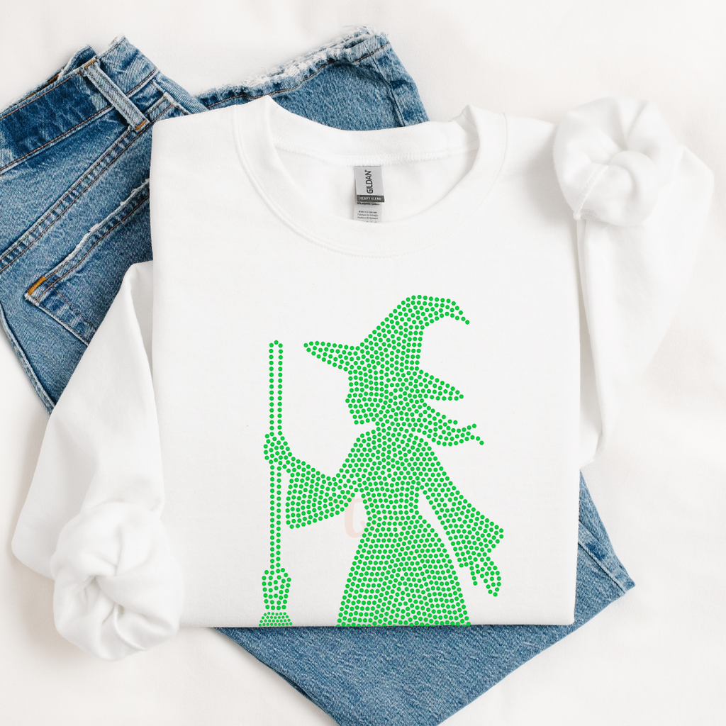 Green Witch SPANGLES TRANSFER