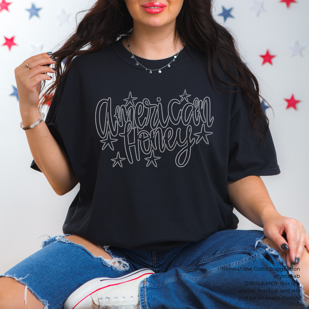 American Honey RHINESTONE TRANSFER