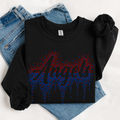 Angels Ombre Drip RHINESTONE TRANSFER
