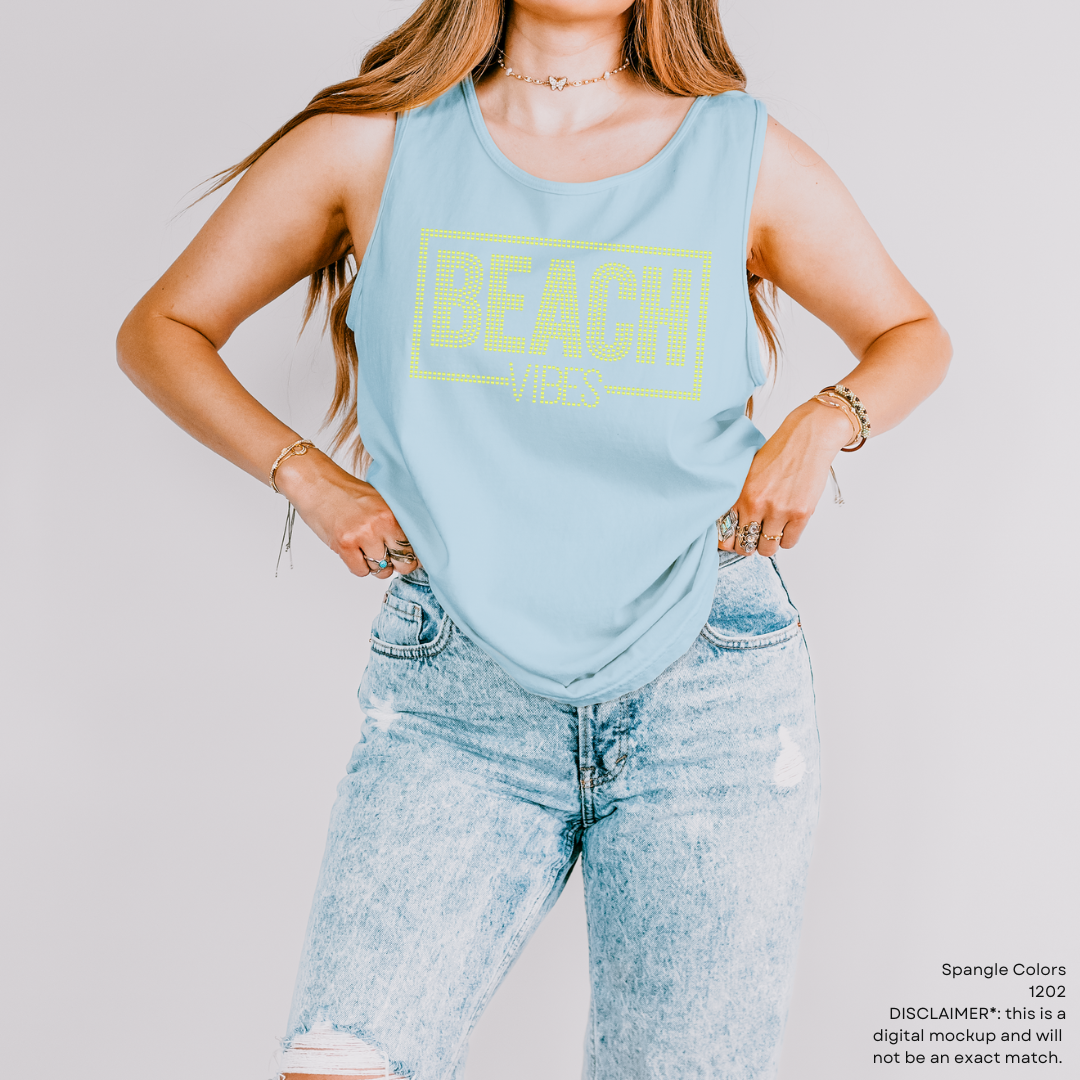 Beach Vibes SPANGLES TRANSFER