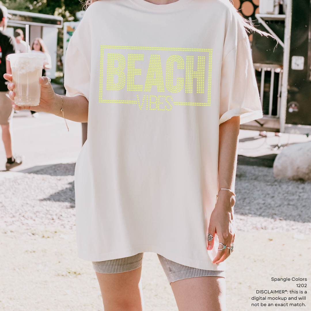 Beach Vibes SPANGLES TRANSFER