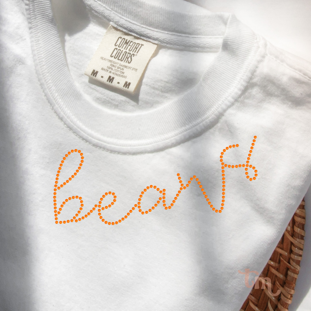 Bears Collar SHEET OF FOUR RHINESTONE TRANSFER