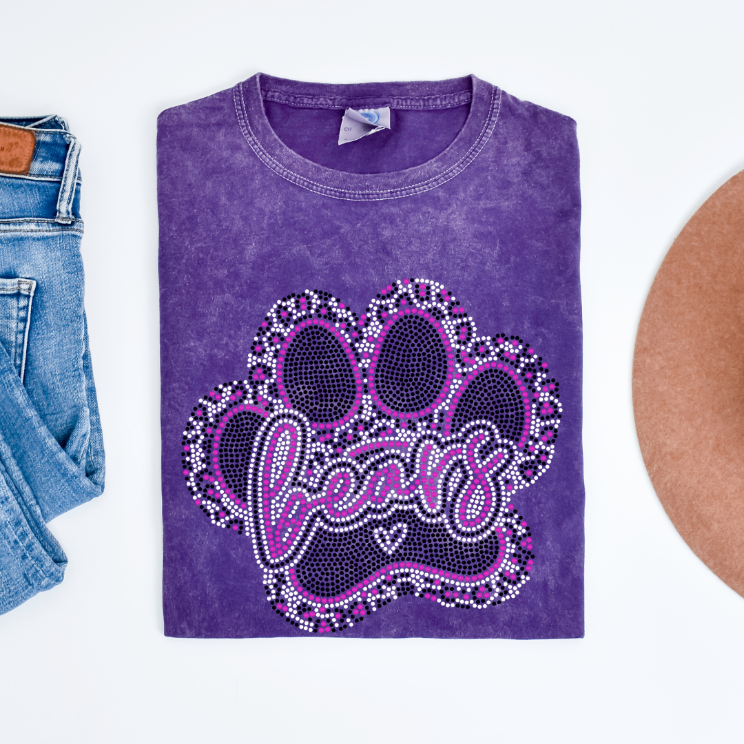 Bears Leopard Paw SPANGLE TRANSFER