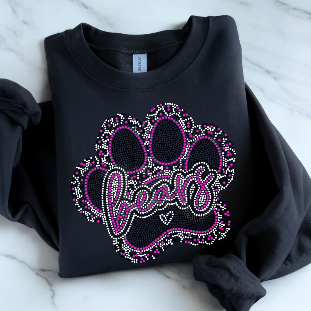 Bears Leopard Paw SPANGLE TRANSFER