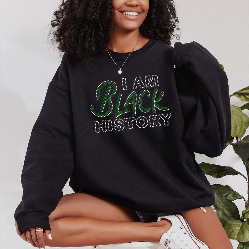 Black History RHINESTONE TRANSFER