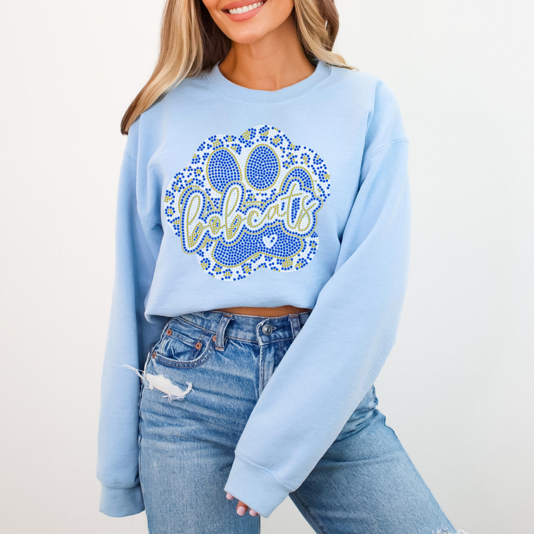 Bobcats Leopard Paw SPANGLE TRANSFER