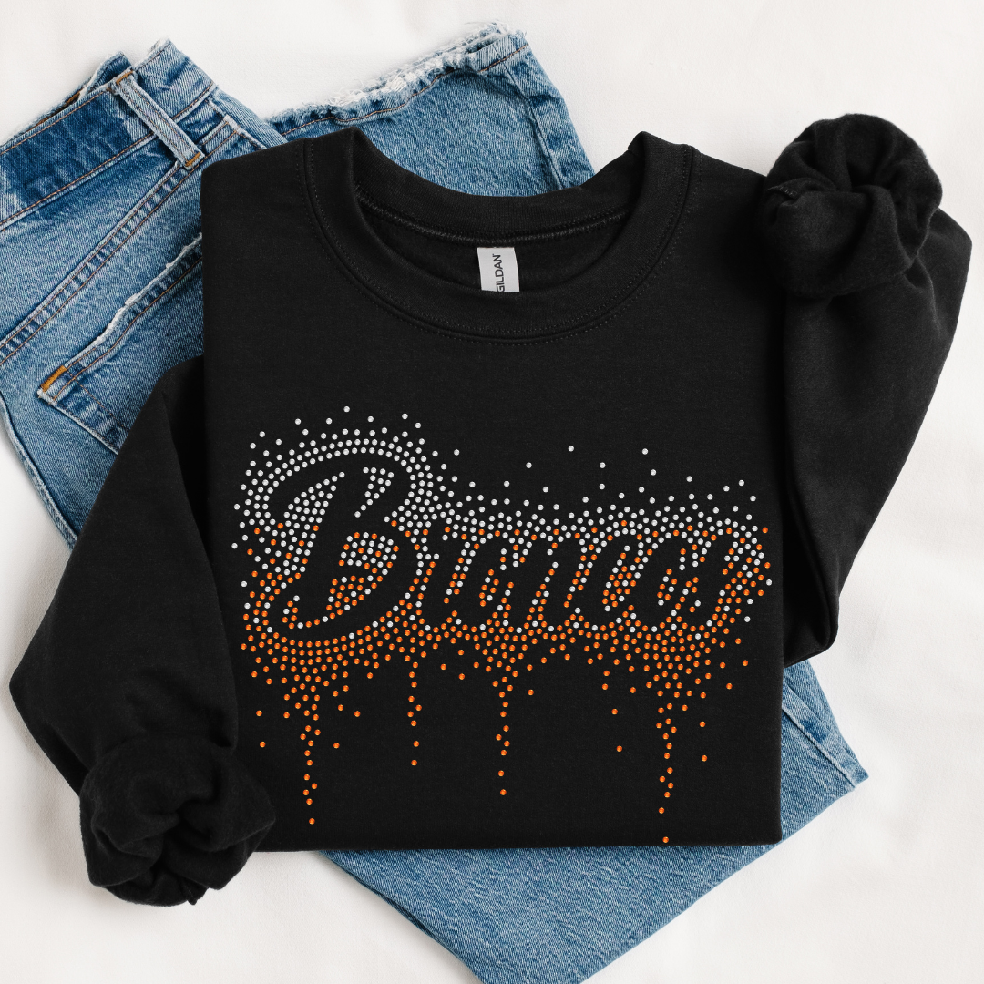 Broncos Ombre Drip SPANGLE TRANSFER