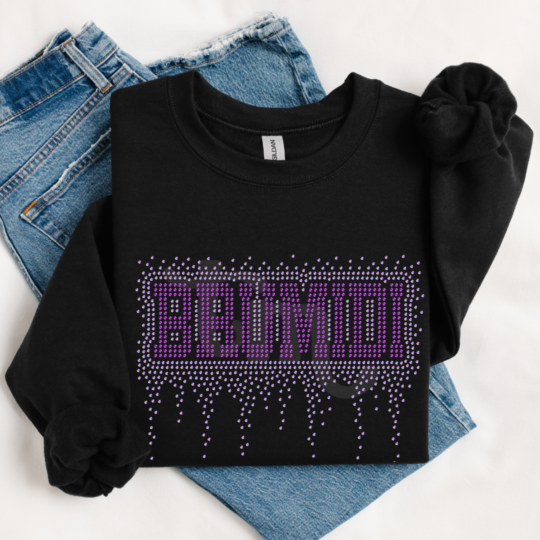 Brumidi Athletic Drip RHINESTONE TRANSFER