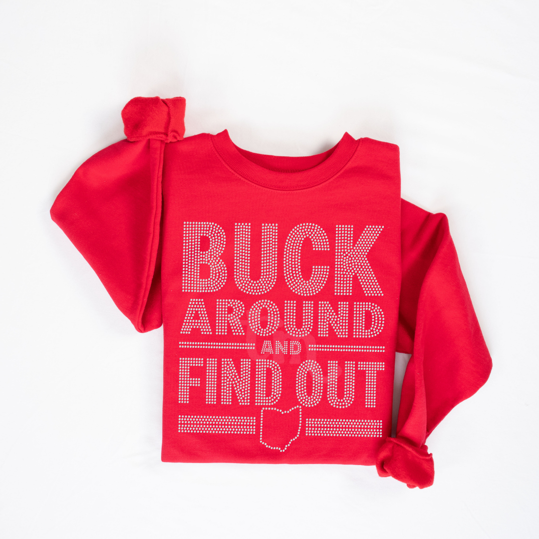 Buck Around RHINESTONE TRANSFER