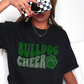 Bulldog Cheer Wavy SPANGLE TRANSFER