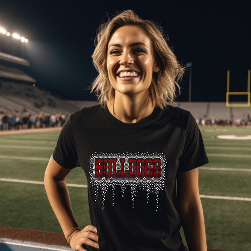 Bulldogs Athletic Drip SPANGLE TRANSFER