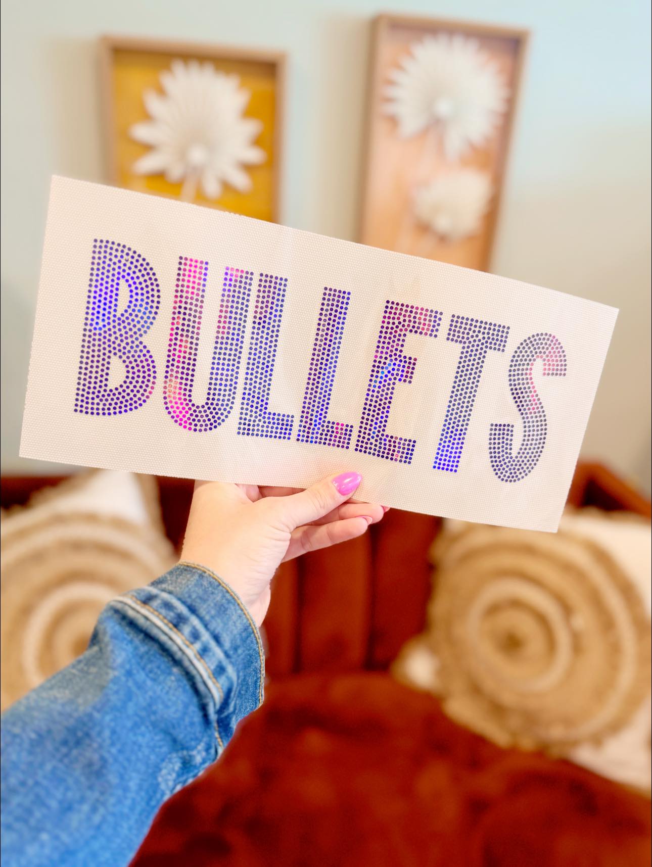 Bullets Font Mascot SPANGLE TRANSFER