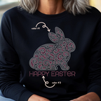 Swirly Rabbit SPANGLE TRANSFER