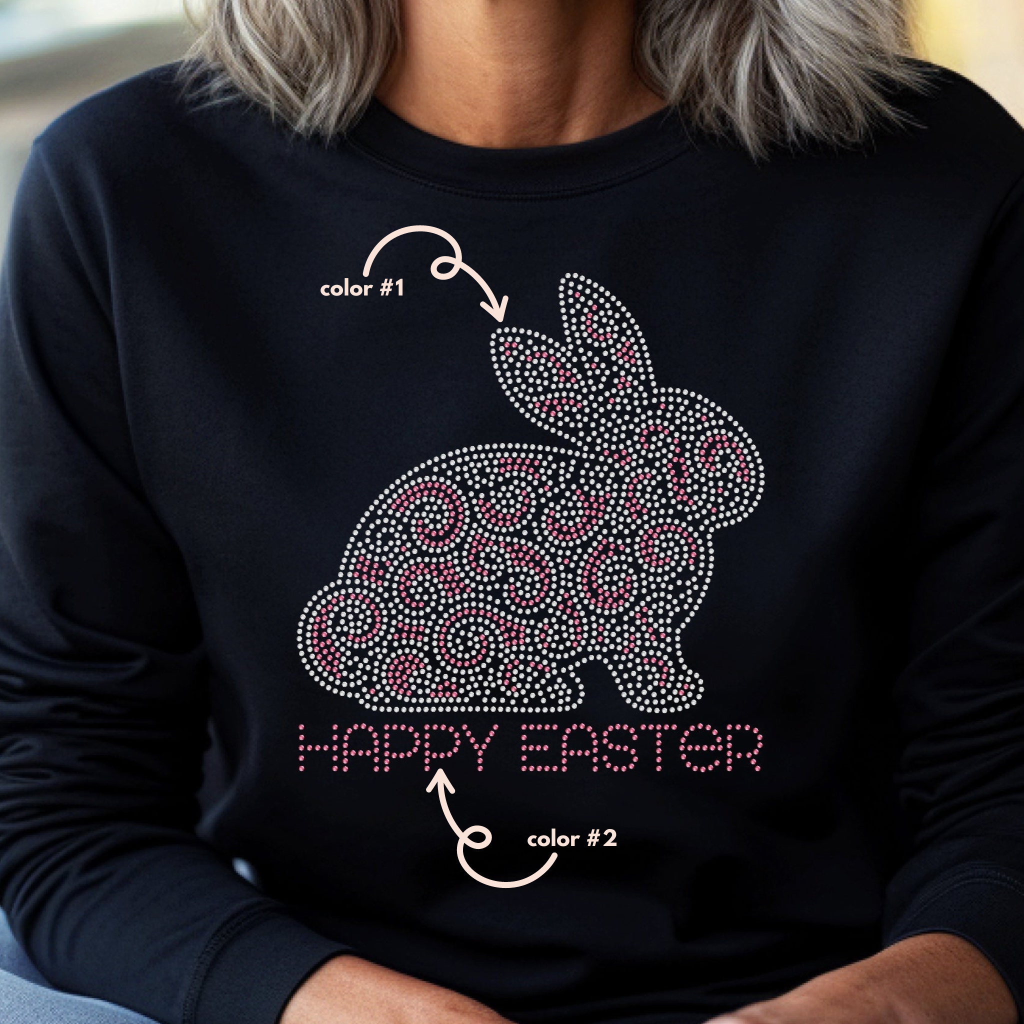 Swirly Rabbit SPANGLE TRANSFER