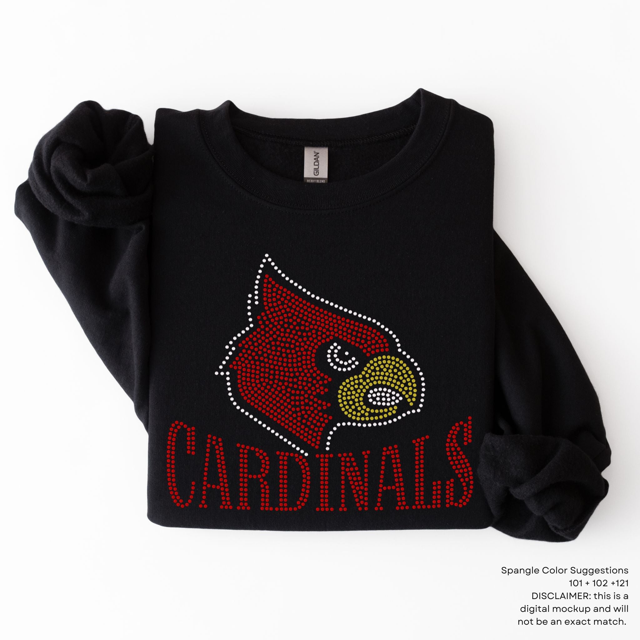 Cardinals with Mascot SPANGLE TRANSFER