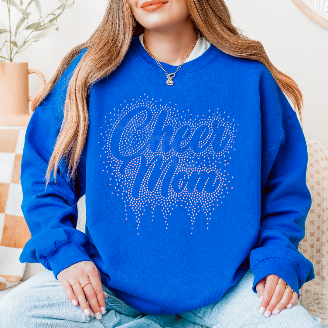 Cheer Mom Ombre Drip SPANGLES TRANSFER