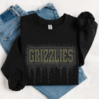 Grizzlies Athletic Drip RHINESTONE TRANSFER